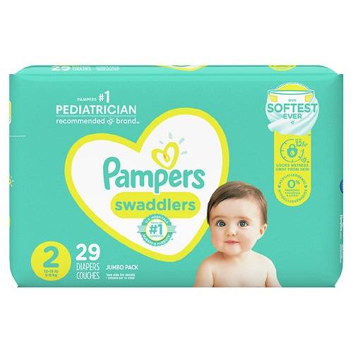 Pampers Swaddlers Diapers Size 2 - 84.0 ea
