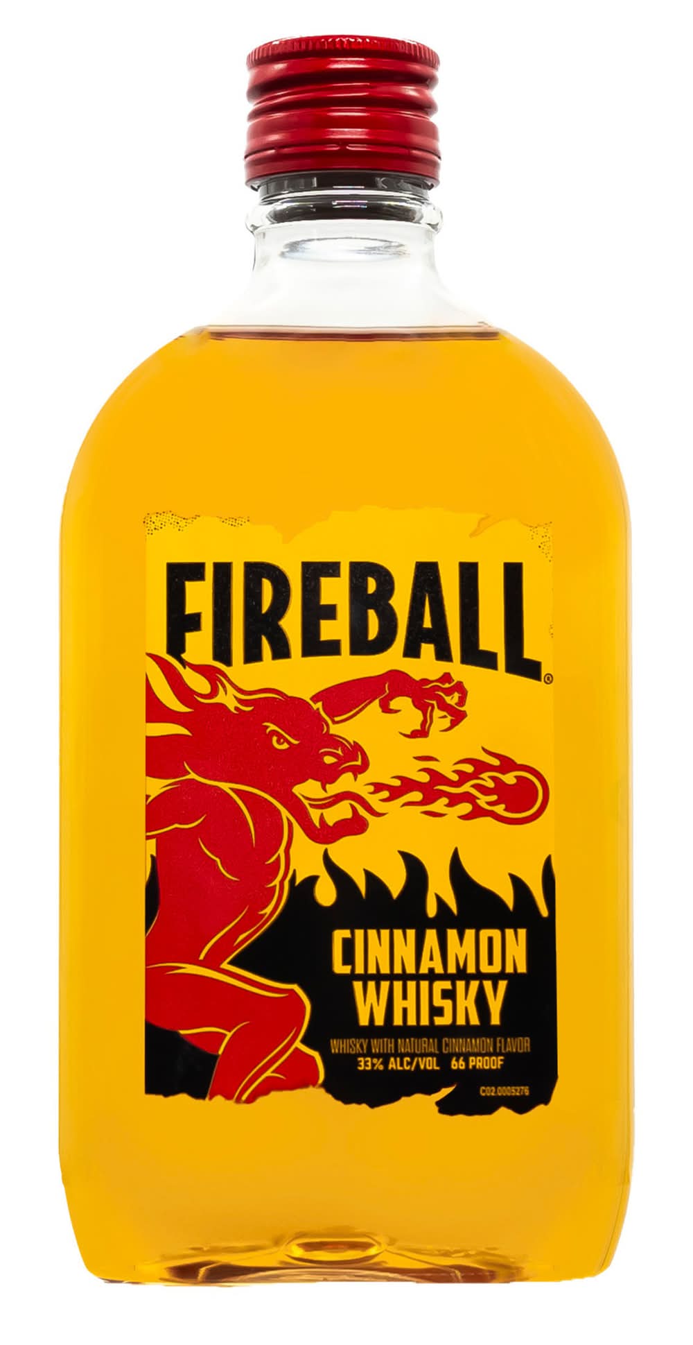 Fireball Flavored Whisky, Cinnamon (375 ml)