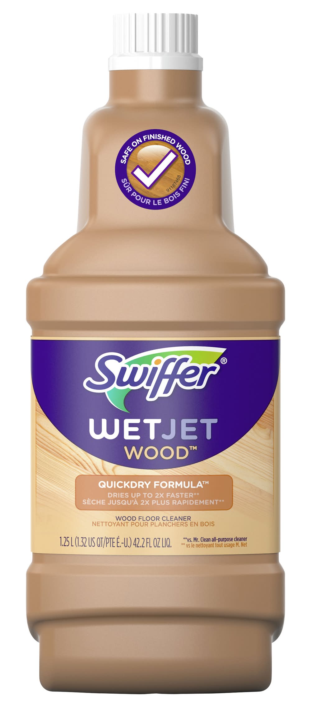 Swiffer Wet Jet Quick Dry Formula Wood Floor Cleaner (42.2 fl oz)