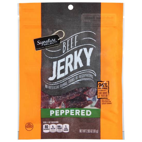 Signature Select Beef Jerky Peppered (2.9 oz)