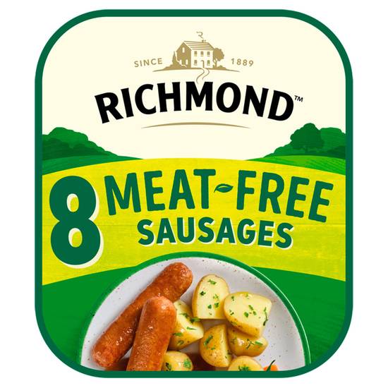 Richmond Meat Free Vegan & Vegetarian Sausages x8 336g