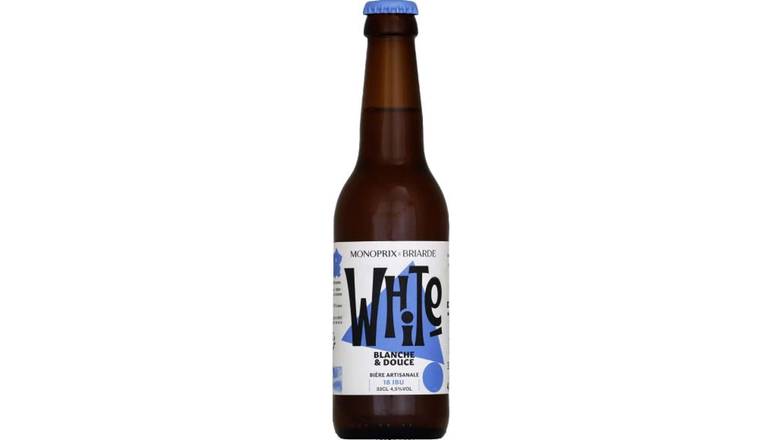 Monoprix - Briarde bière blanche et douce artisanale (330 ml)