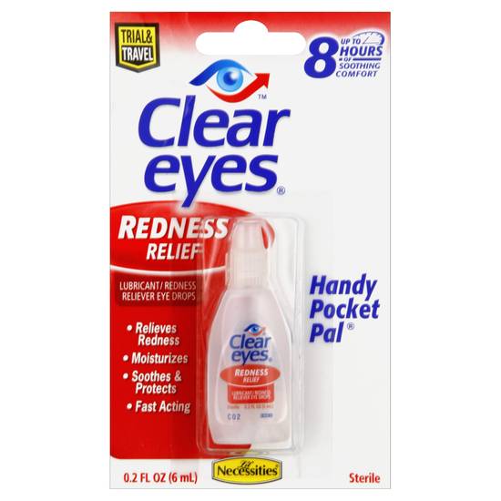 Clear Eyes Handy Pocket Pal Redness Relief Eye Drops