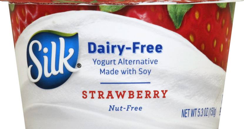 Silk Soymilk Yogurt (strawberry)