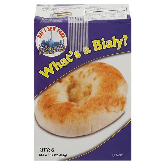 Ray's New York Bagels Bialys (6 ct)
