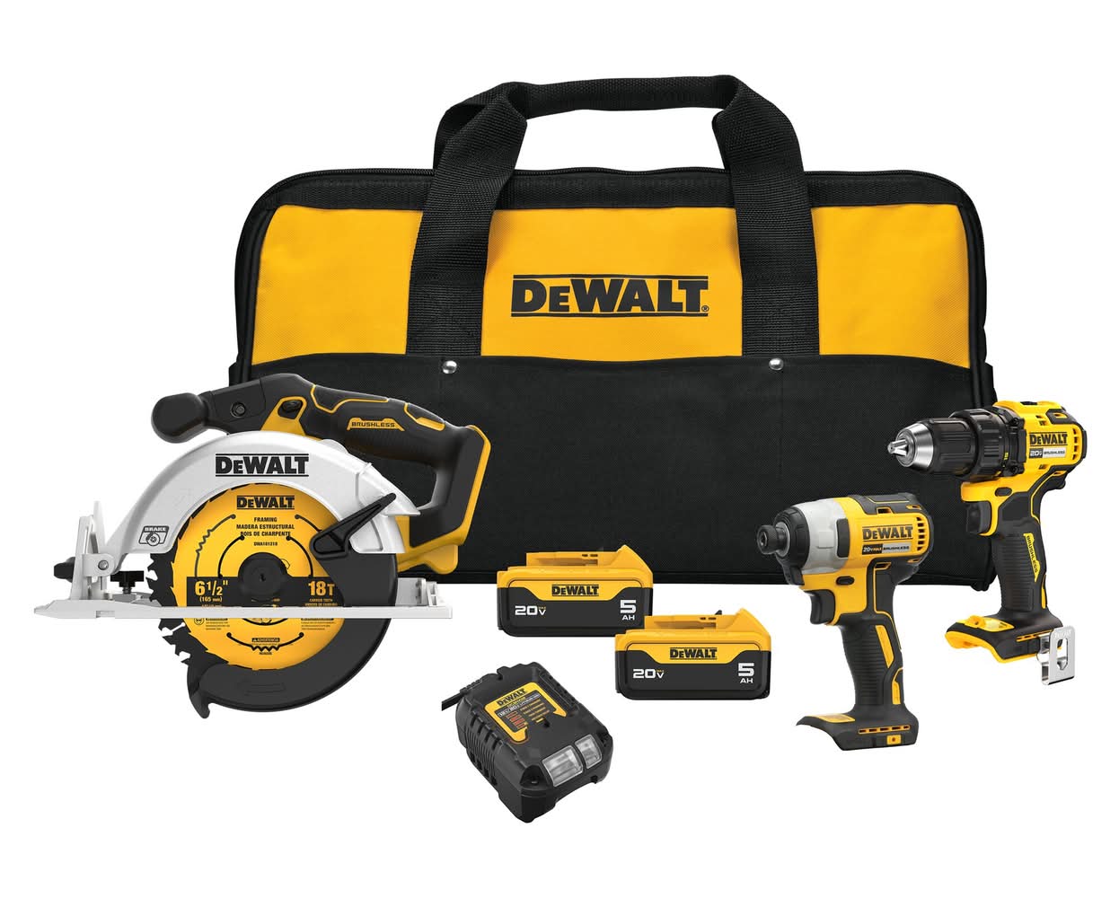 DEWALT 20V MAX 3-TOOL COMBO KIT