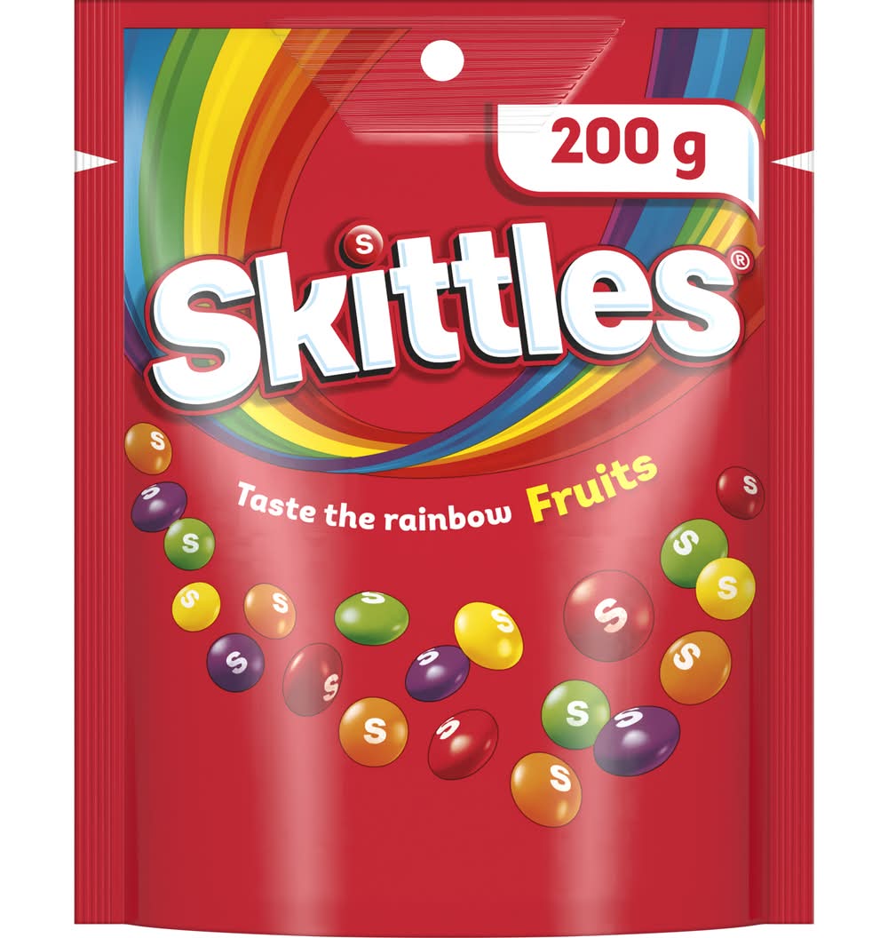 Skittles Fruits Chewy Lollies (200g)