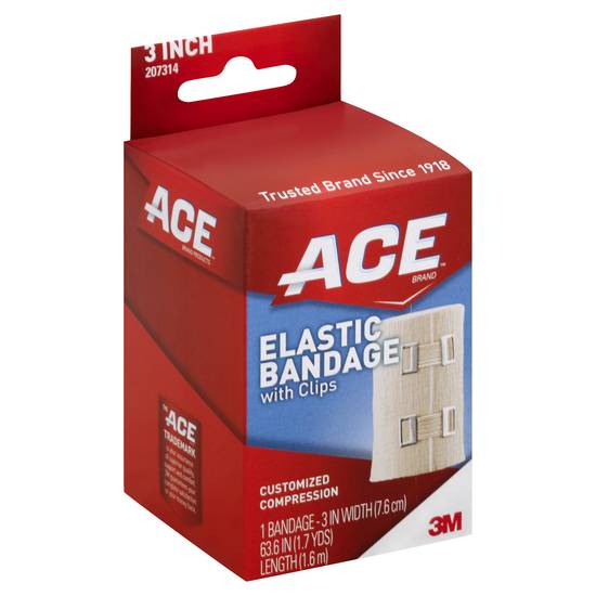 Ace Elastic Bandage With Clips