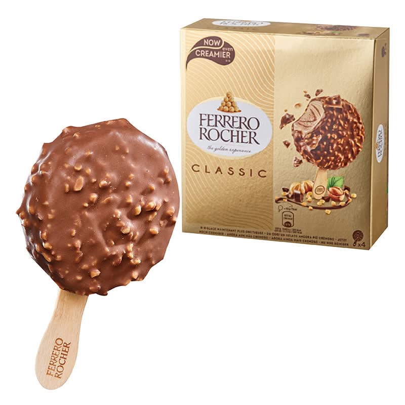 Ferrero Rocher經典可可雪糕 (每盒4入) <70ml毫升 x 4 x 1BOX盒>