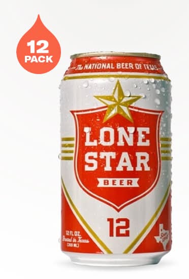 Lone Star Brewing Original Lager Beer (12 x 12 fl oz)