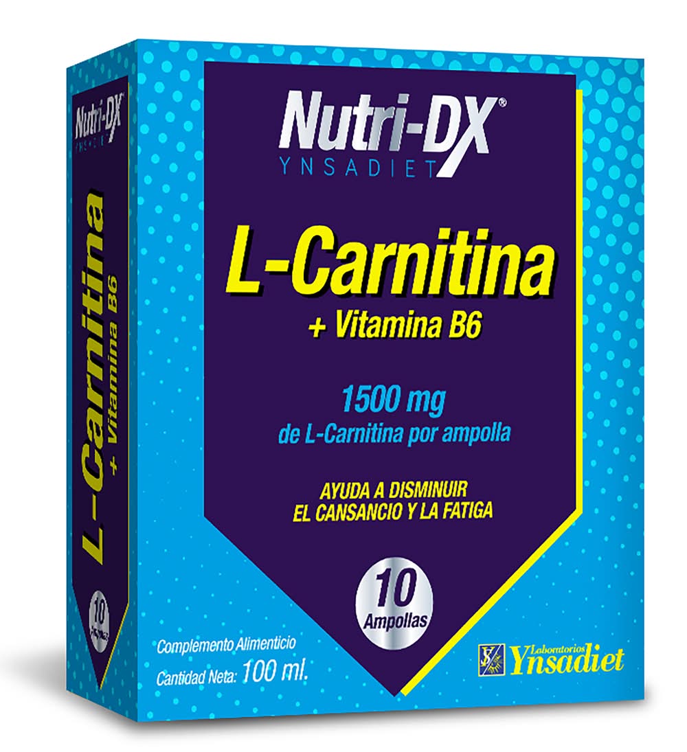 vitamina l carnitina NUTRI DX L-carnitina complemento alimenticio Delivery Near Me | Order  Online