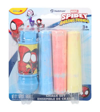 Disney Jr. Marvel Spidey Amazing Friends Chalk 3-Pack