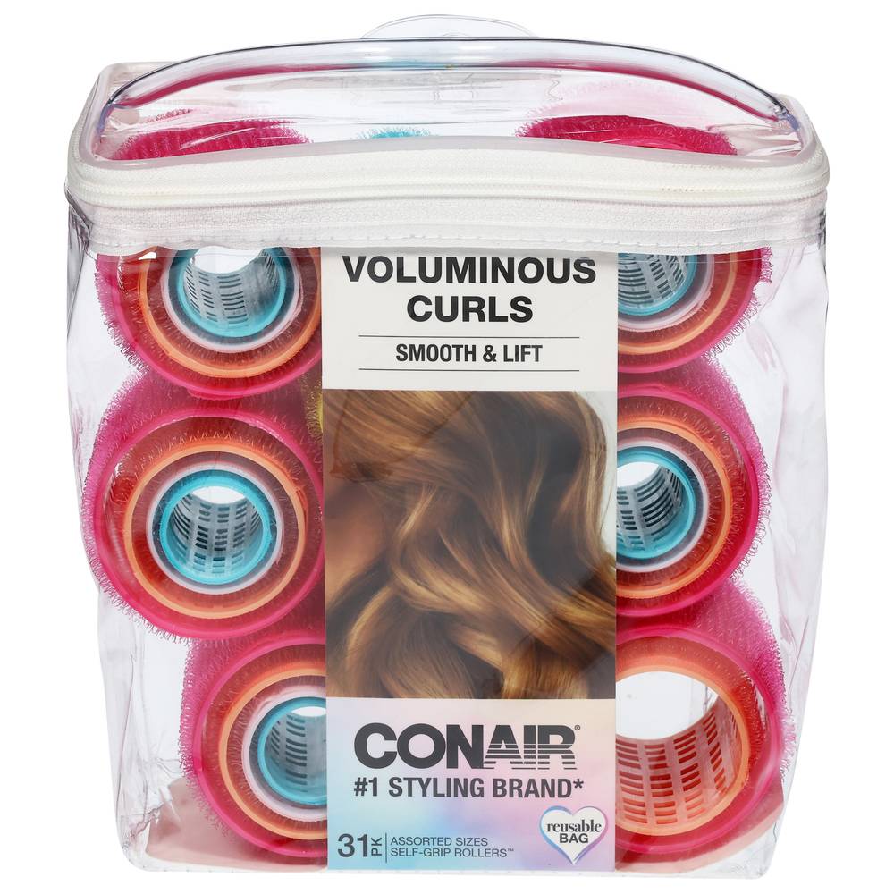 Conair Assorted Sizes Self Grip Rollers (31 ct)