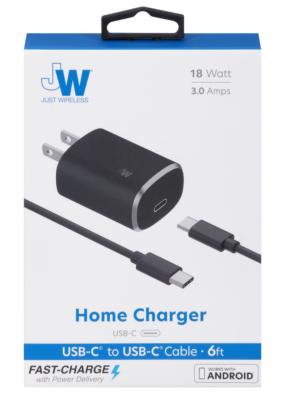 Just Wireless Home Charger 3.0a Usb-C