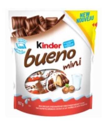 Kinder Bueno Milk Chocolate Hazelnut Wafer Minis (97 g)