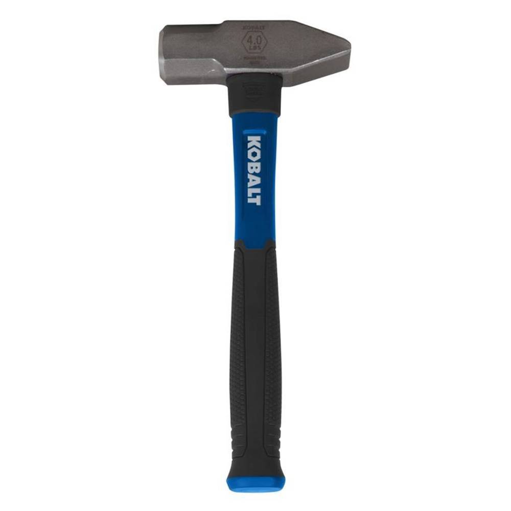 Kobalt 4-lb Smooth Face Steel Head Fiberglass Blacksmith Specialty Hammer | 0420263