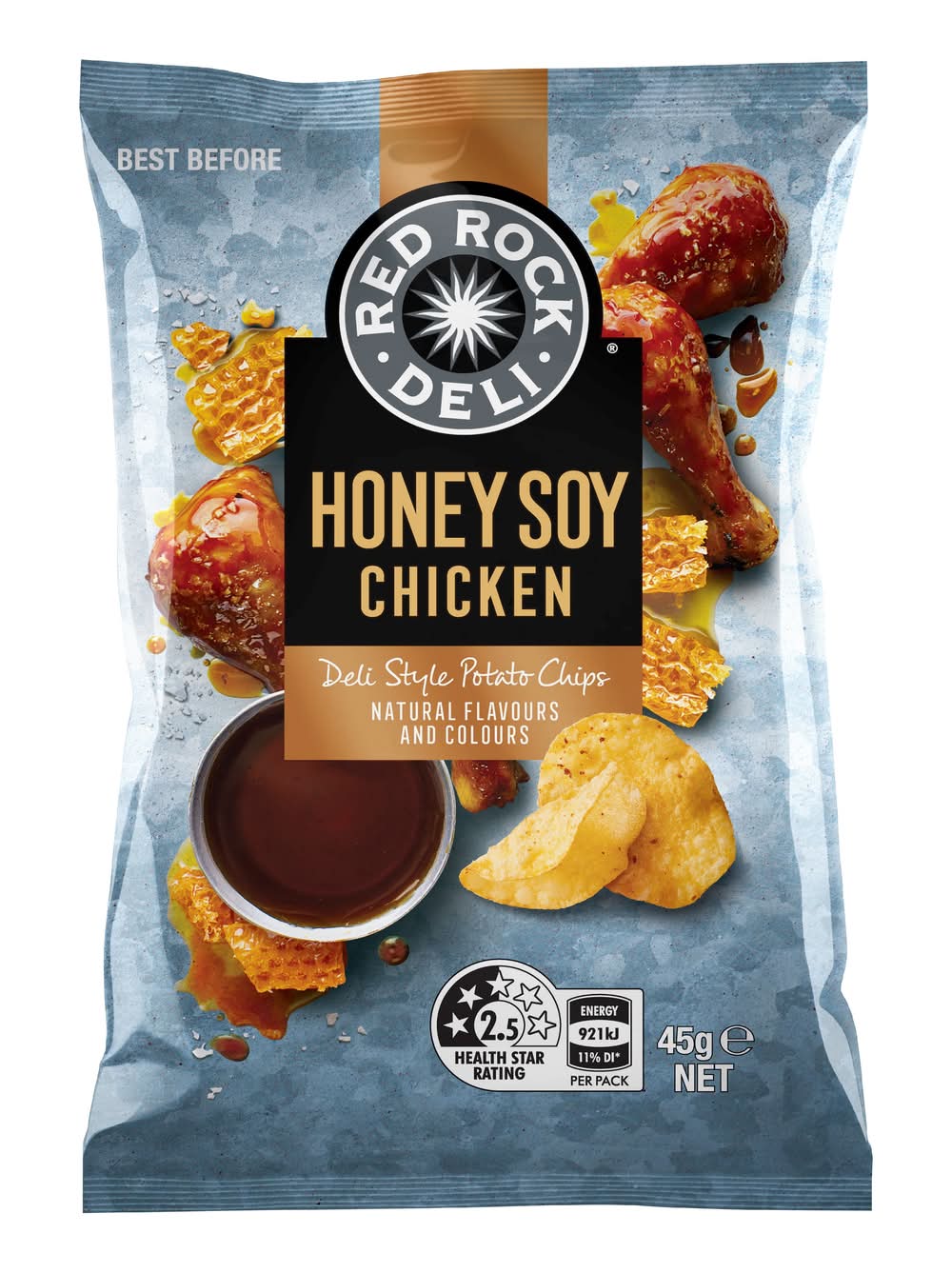 Red Rock Deli Honey Soy Chicken Chips 45g