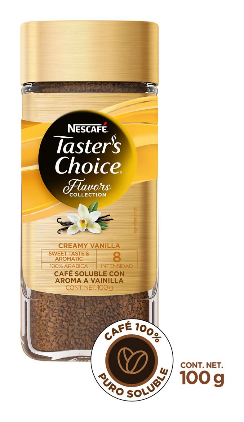 Nescafé · Taster's choice café soluble, vainilla (100 g)