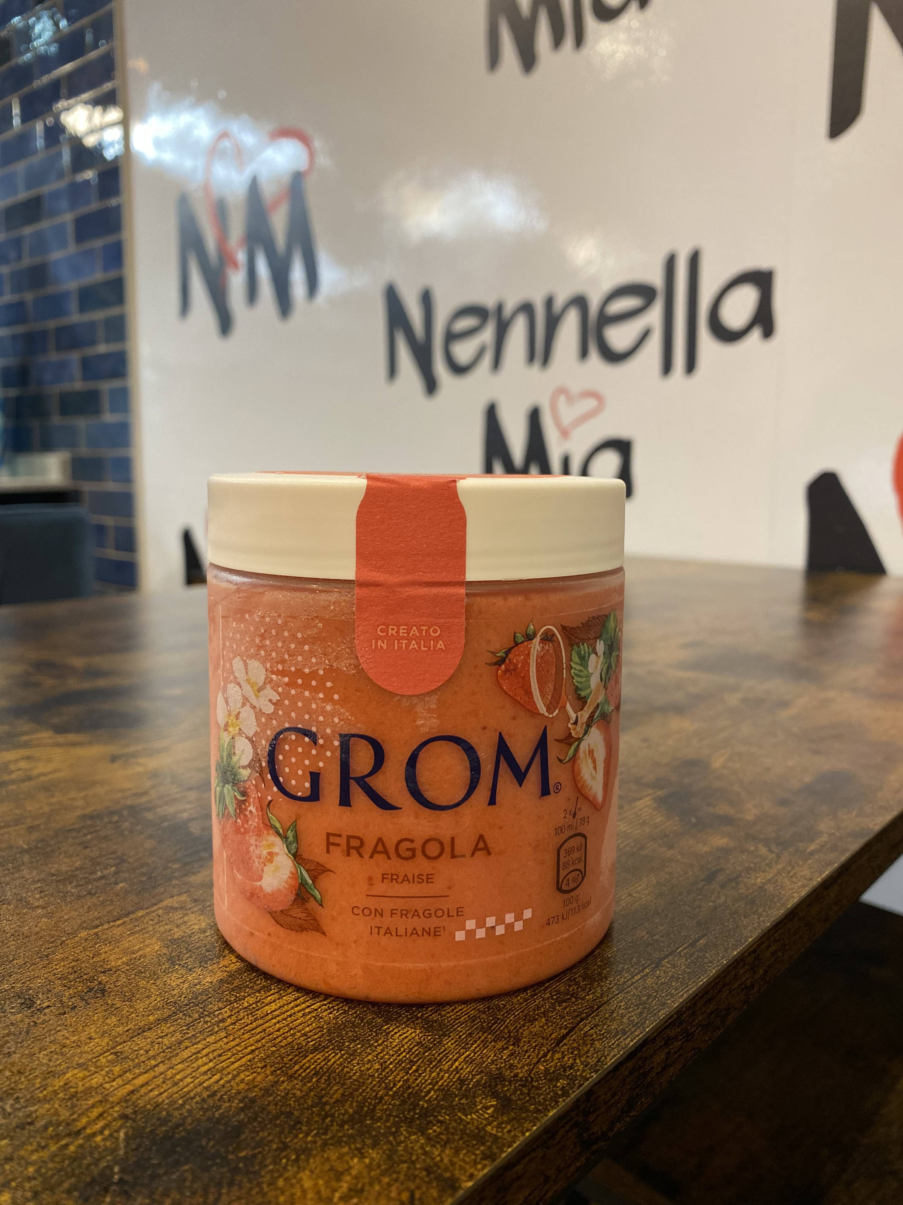 🍦Glace GROM Fraise 🍓