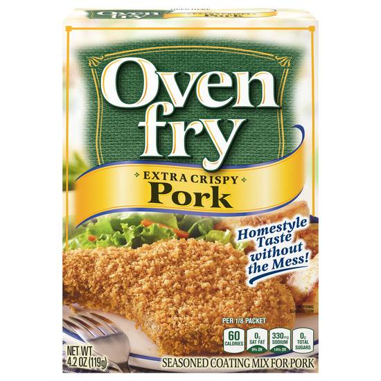 Oven Fry Extra Crispy Seasoned Coating Mix For Pork (4.2 oz)