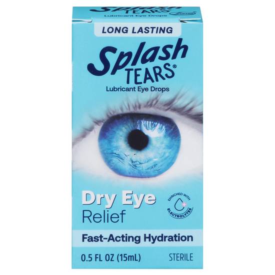 Splash Tears Dry Eye Lub Eye Drops 0.5fo