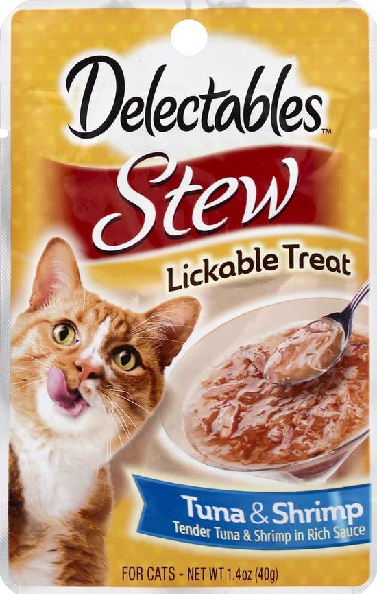 Delectables Stew Tuna & Shrimp Lickable Treats