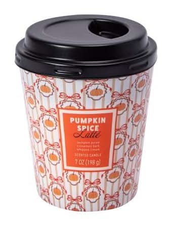 Latte Scented Candle 7oz Pumpkin Spice Latte