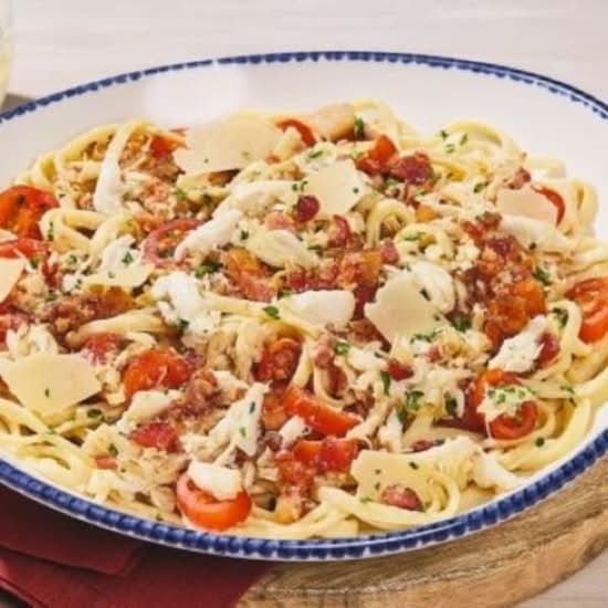 Crab Carbonara