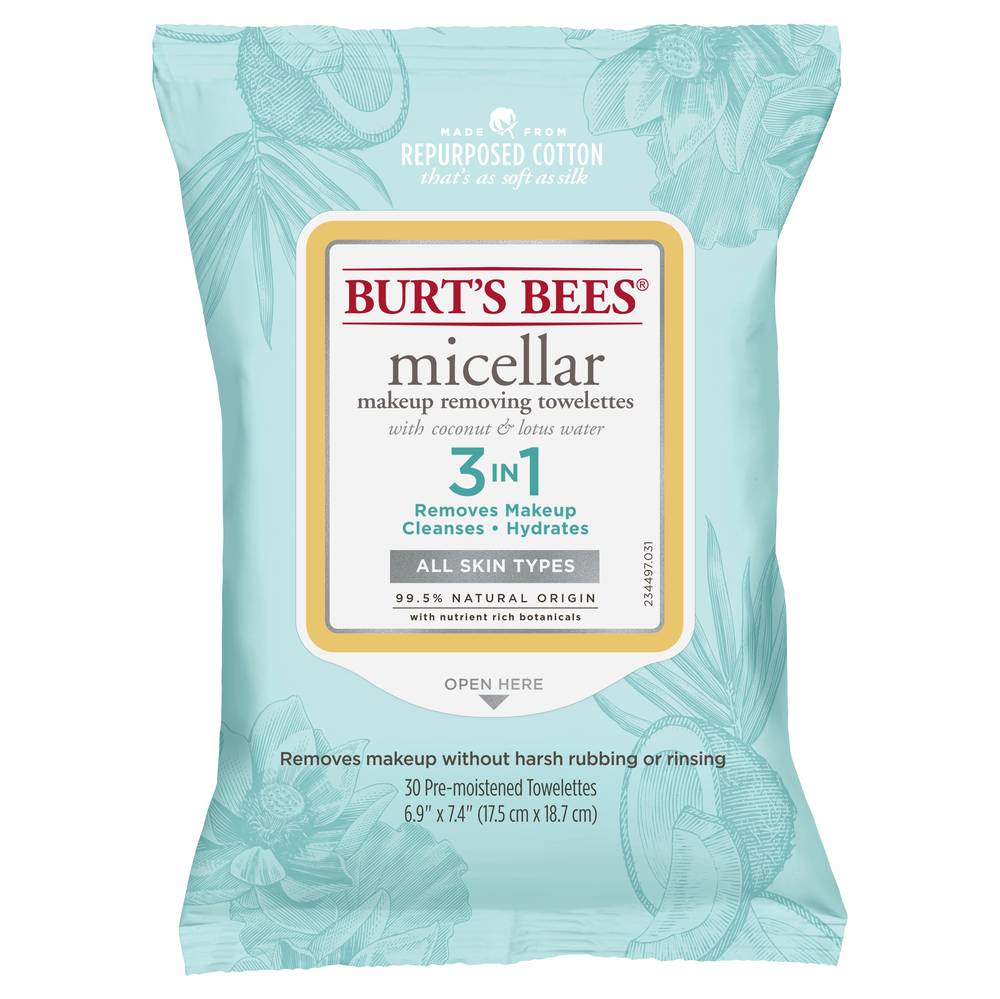 Burt's Bees Micellar Facial Towelettes (8.5 oz)