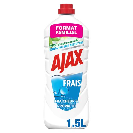 Ajax - Nettoyant ménager sol et multi usage fraîcheur et propreté eco responsable