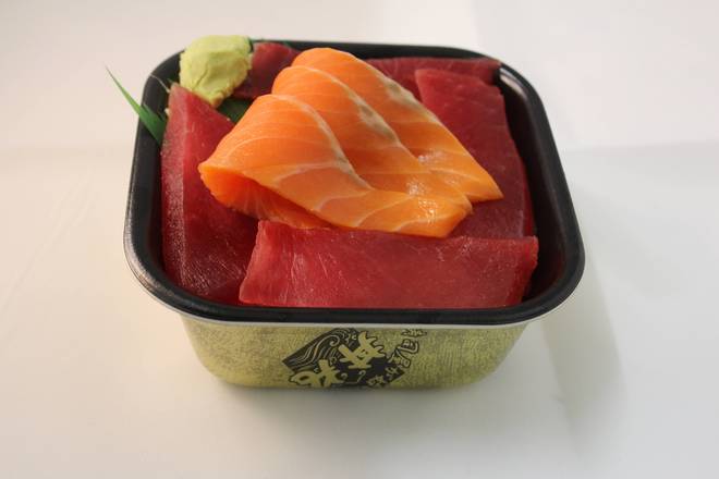 まぐろサーモン丼 Tuna salmon bowl