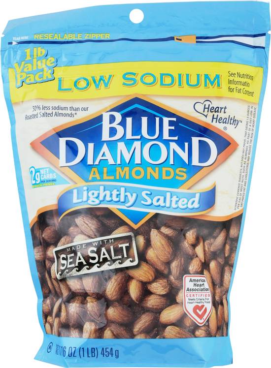 Blue Diamond Low Sodium Lightly Salted Almonds