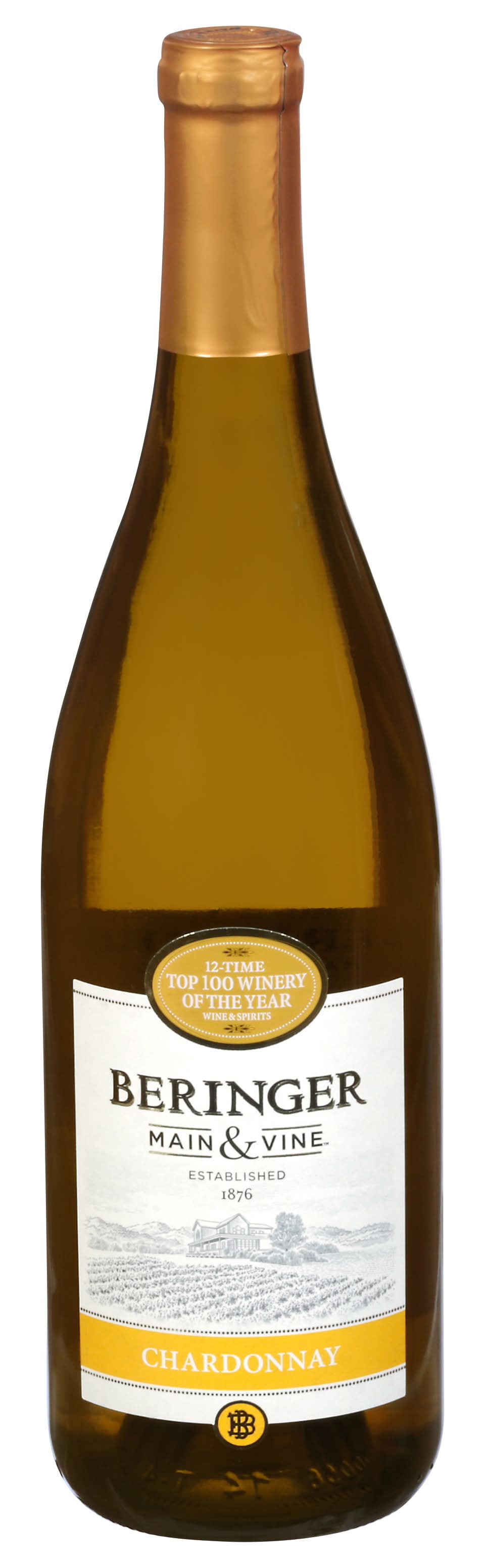 Beringer Main & Vine California Chardonnay White Wine (750 ml)