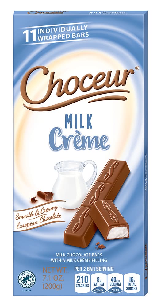 Choceur Milk Chocolate Bars, Milk Creme (7.1 oz)