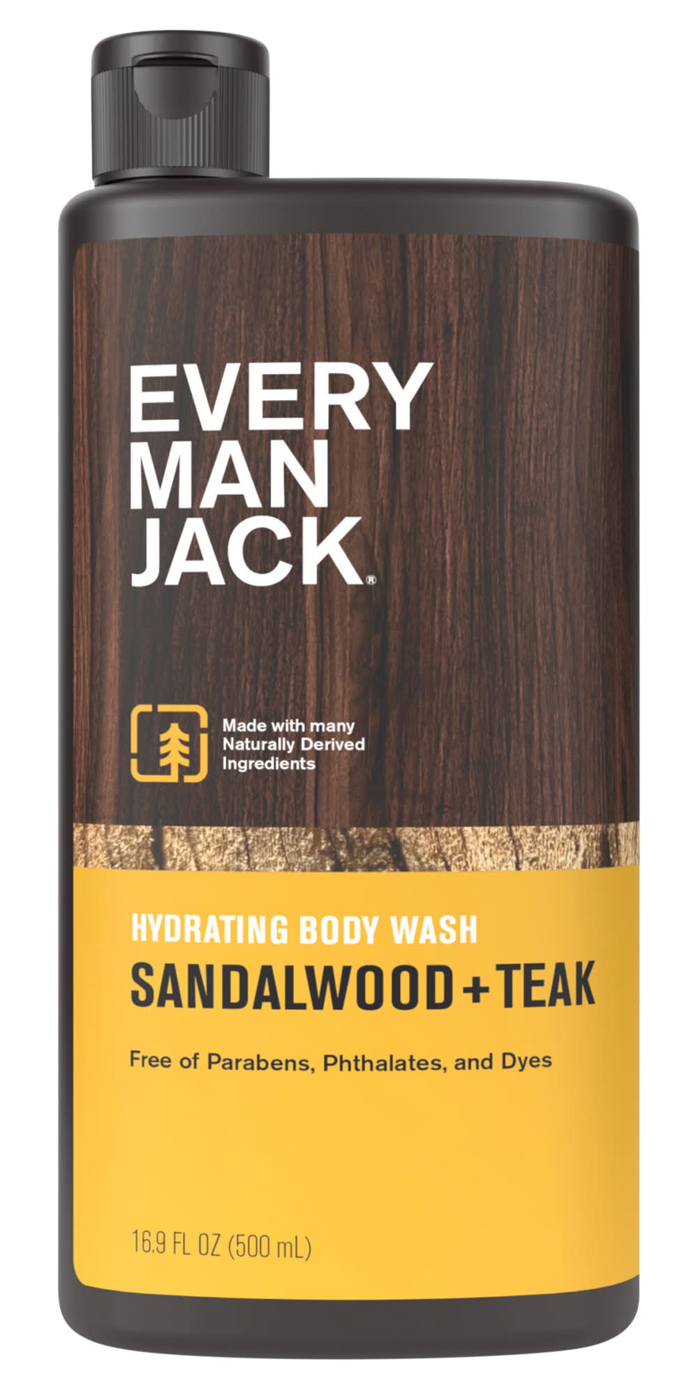 Every Man Jack Body Wash & Shower Gel, Sandalwood (16.9 fl oz)