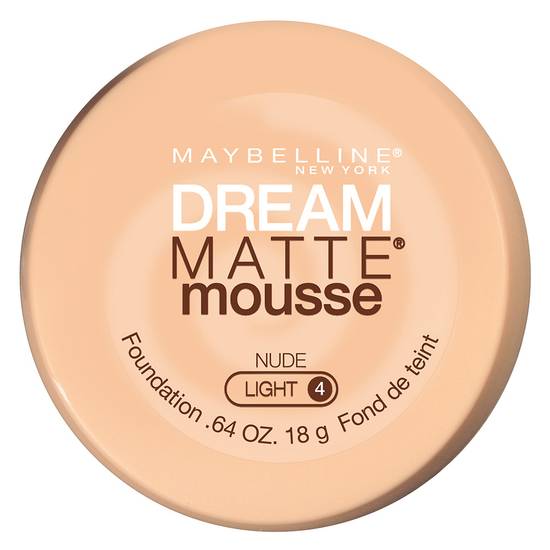 Maybelline New York Dream Matte Mousse Nude Light 4 Foundation