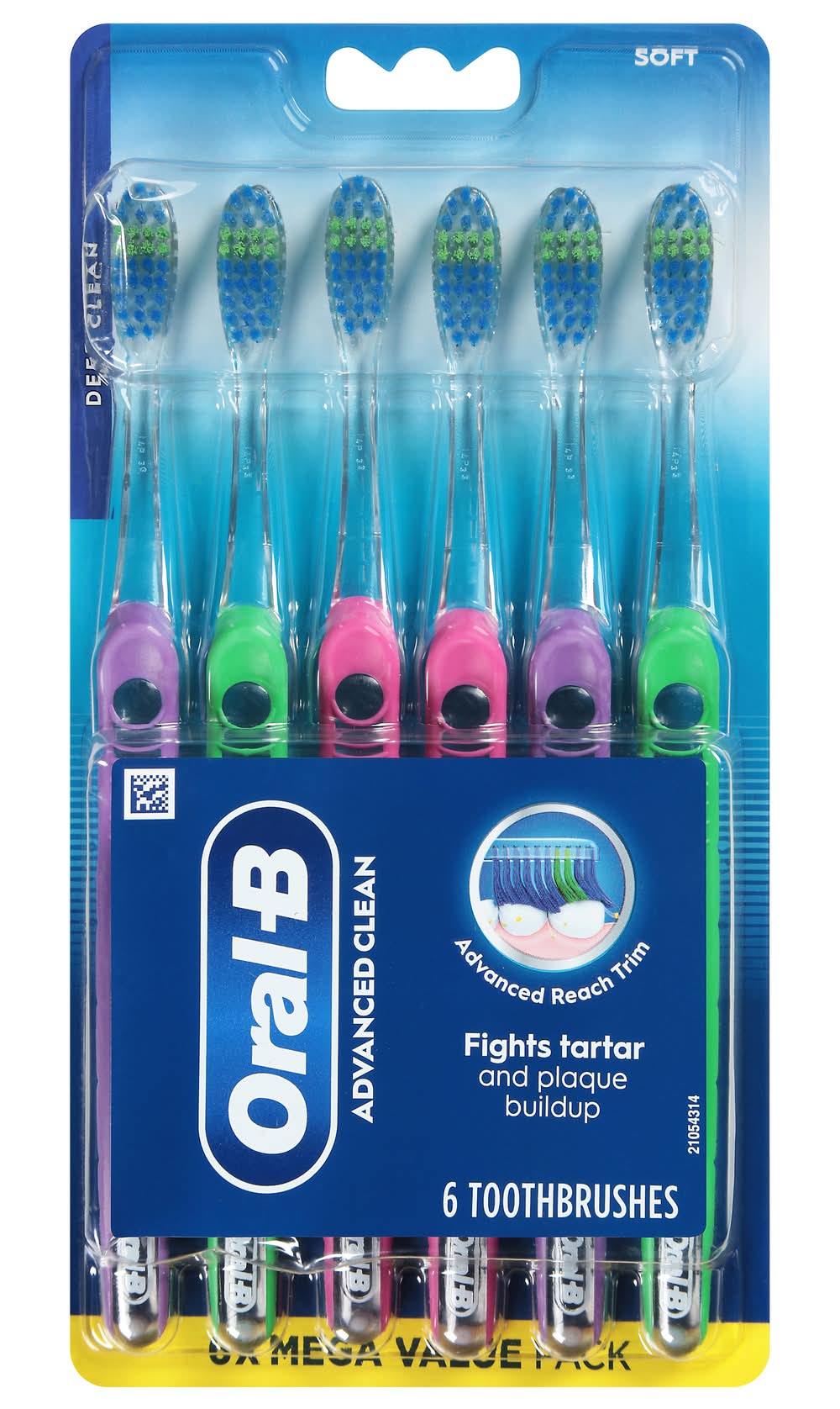 Oral-B Indicator Contour Clean Toothbrushes, Soft