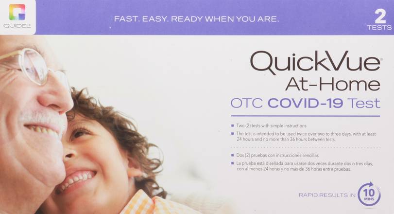 Quidel Quickvue At-Home Otc Covid-19 Test Box (2 ct)