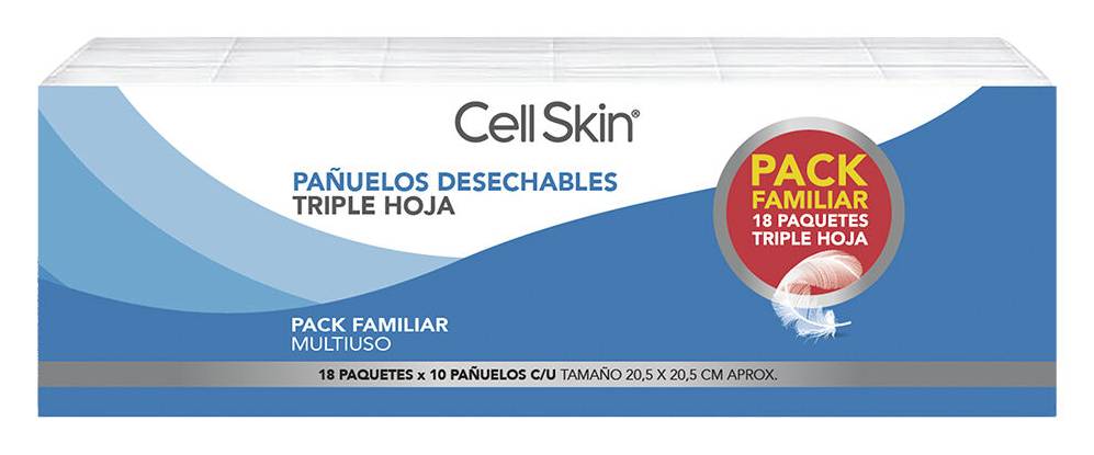 Pack Cell Skin Pañuelos 18X10