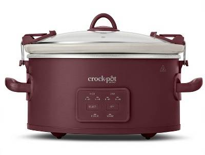 Crock-Pot Cook & Carry Programmable Slow Cooker 6 Qt, Lambrusco