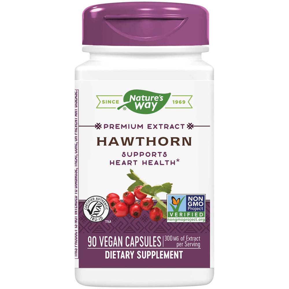 Hawthorn Extract (Standardized) - Healthy Heart Function (90 Capsules)