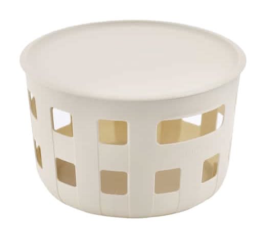 Ezy Storage Aura 5.2Qt. Round Lidded Basket