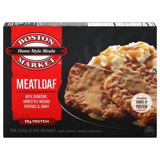 Boston Market Homestyle Mashed Potatoes and Gravy Meatloaf