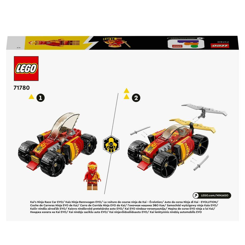 Carro De Corrida Ninja Evo Do Kai Lego