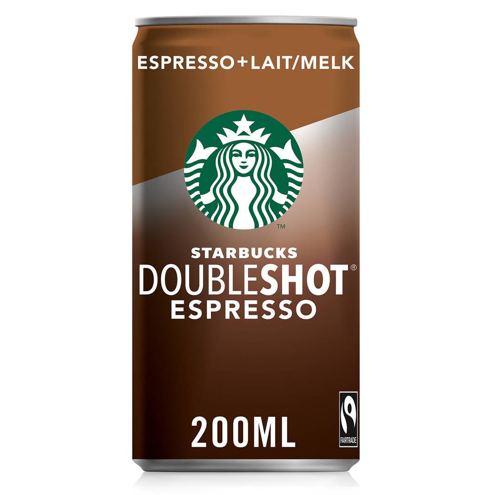 Starbucks - Boisson lactée doubleshot espresso ( 20 cl )