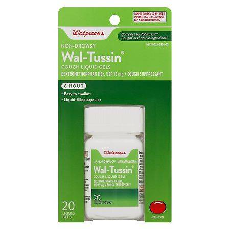 Walgreens Wal-Tussin Cough Liquid Gels (20 ct)