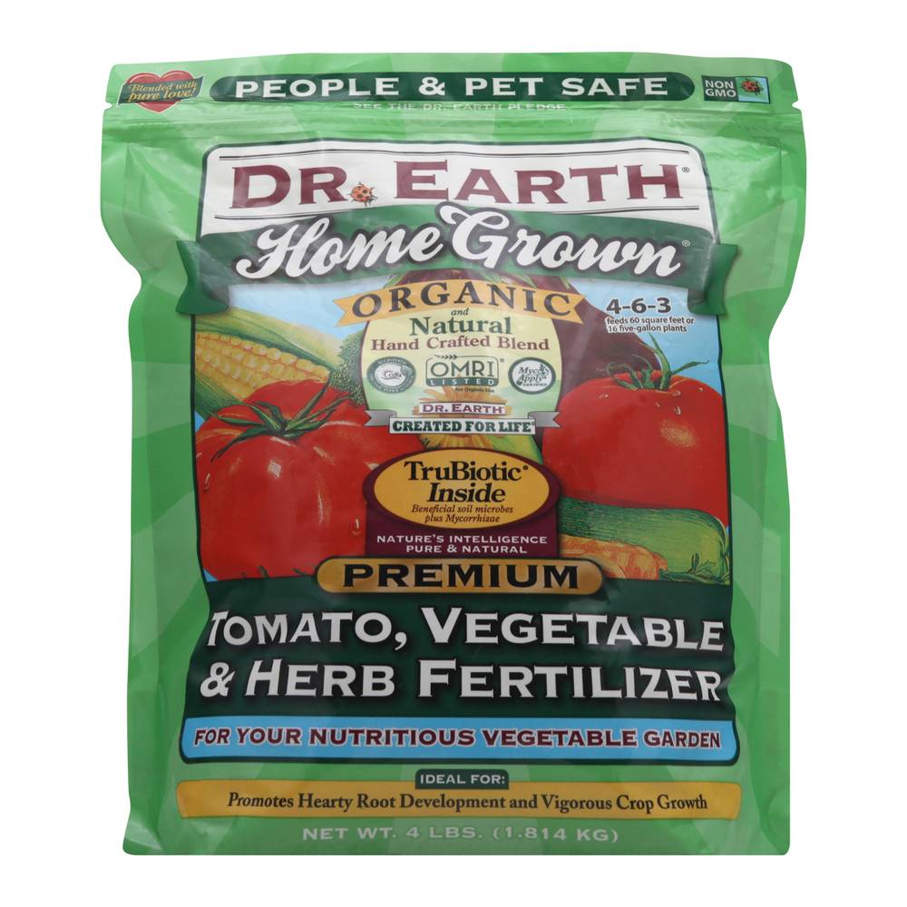 Dr. Earth Home Grown Organic Natural Hand Crafted Blend Premium Fertilizer