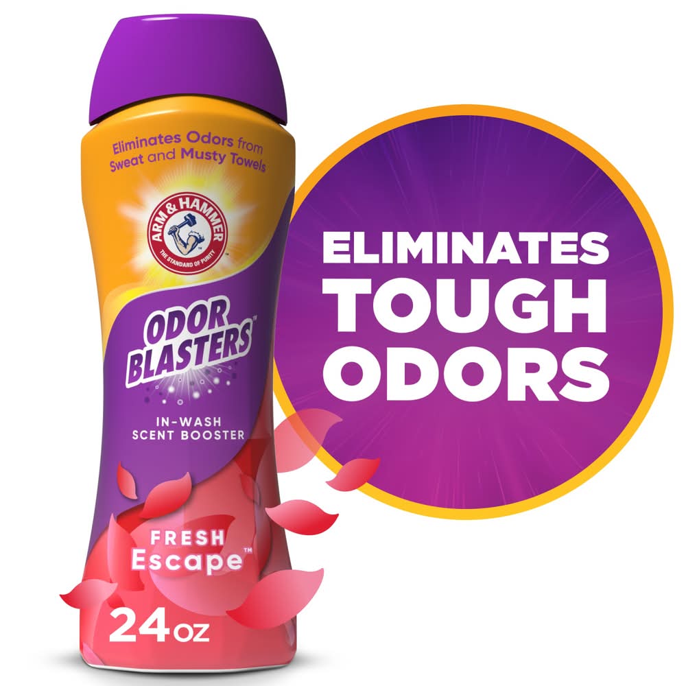 Arm & Hammer In-Wash Booster Odor Blasters, Fresh Escape (24 oz)