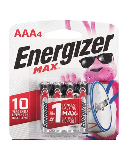 Energizer piles max AAA4