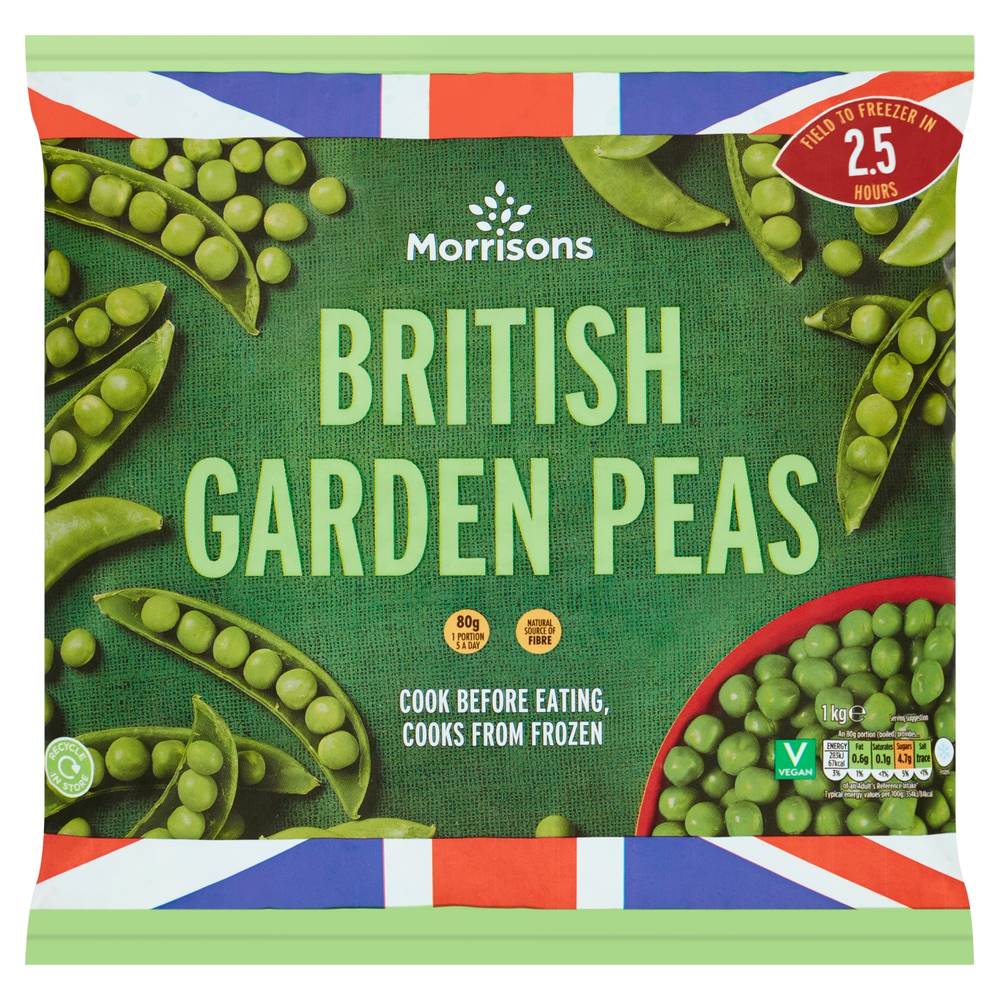 Morrisons British Garden Peas (1kg)